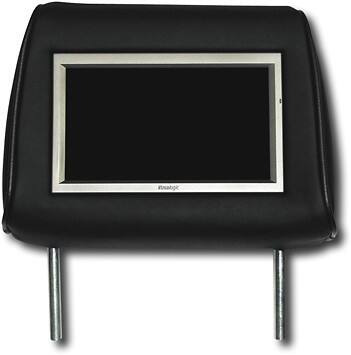 Front Standard. Epik - Headrest DVD System for 2003 Land Rover Discovery - Front & Second Row - Black Leather.
