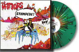 The Meteors - Stampede - Splatter Green Vinyl - VINYL LP