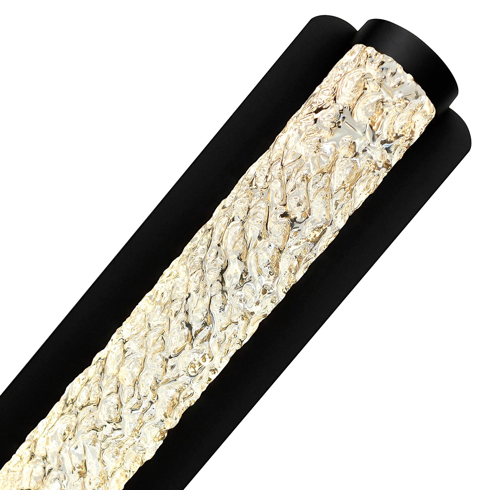 Alt View 1. CWI Lighting - Fiji Integrated LED Black Outdoor Wall Light - Black.