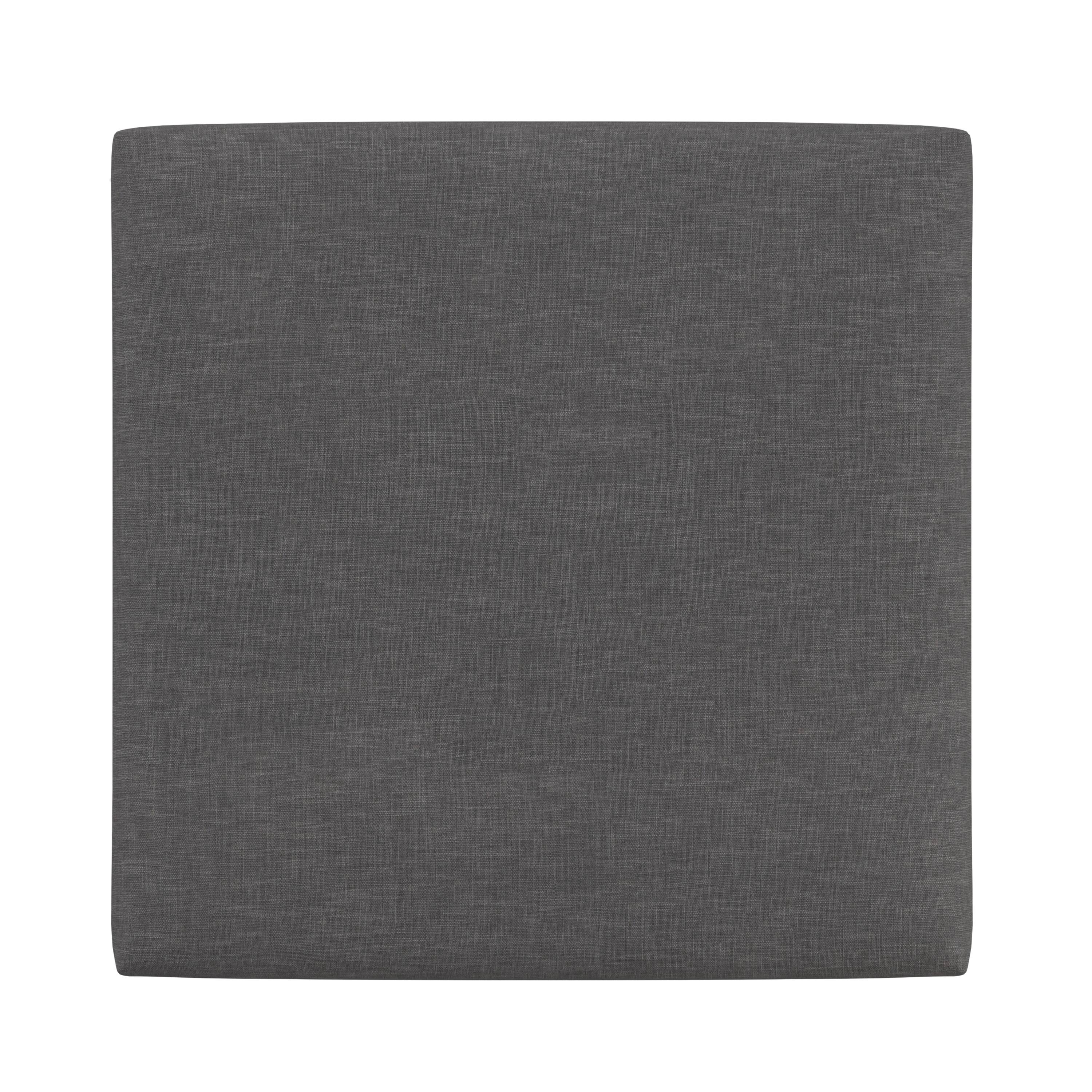 Alt View 1. Simpli Home - Rebecca 36 inch Mid Century Coffee Table Storage Ottoman with Lift Up Lid in Slate Grey Polyester Linen, Assembled - Slate Grey.