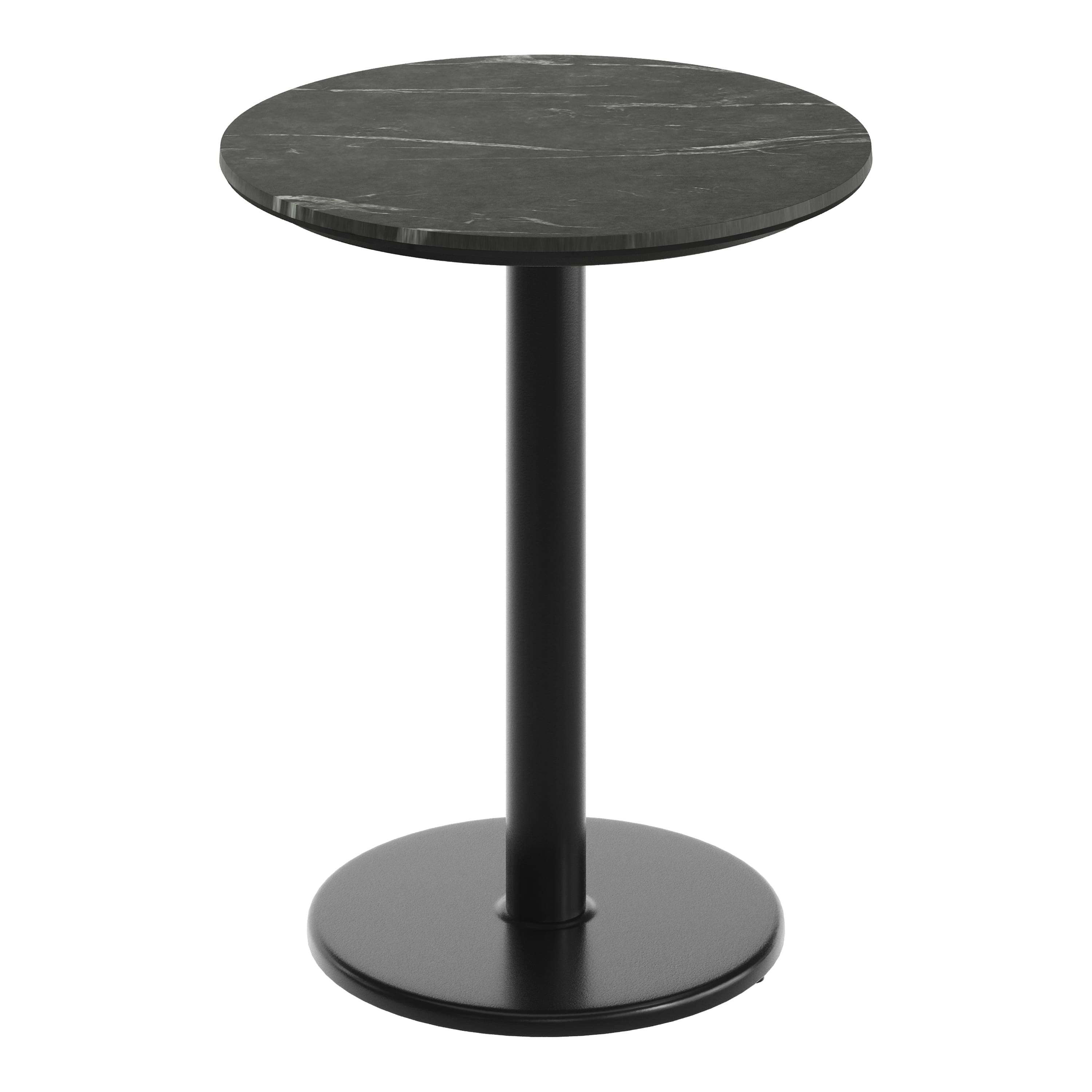 Emma + Oliver - PureShield Tabletop with Seam-Free Surface Innovation and Table Height X-Base - Black Faux Marble/Black Base price history on PriceWatchPro
