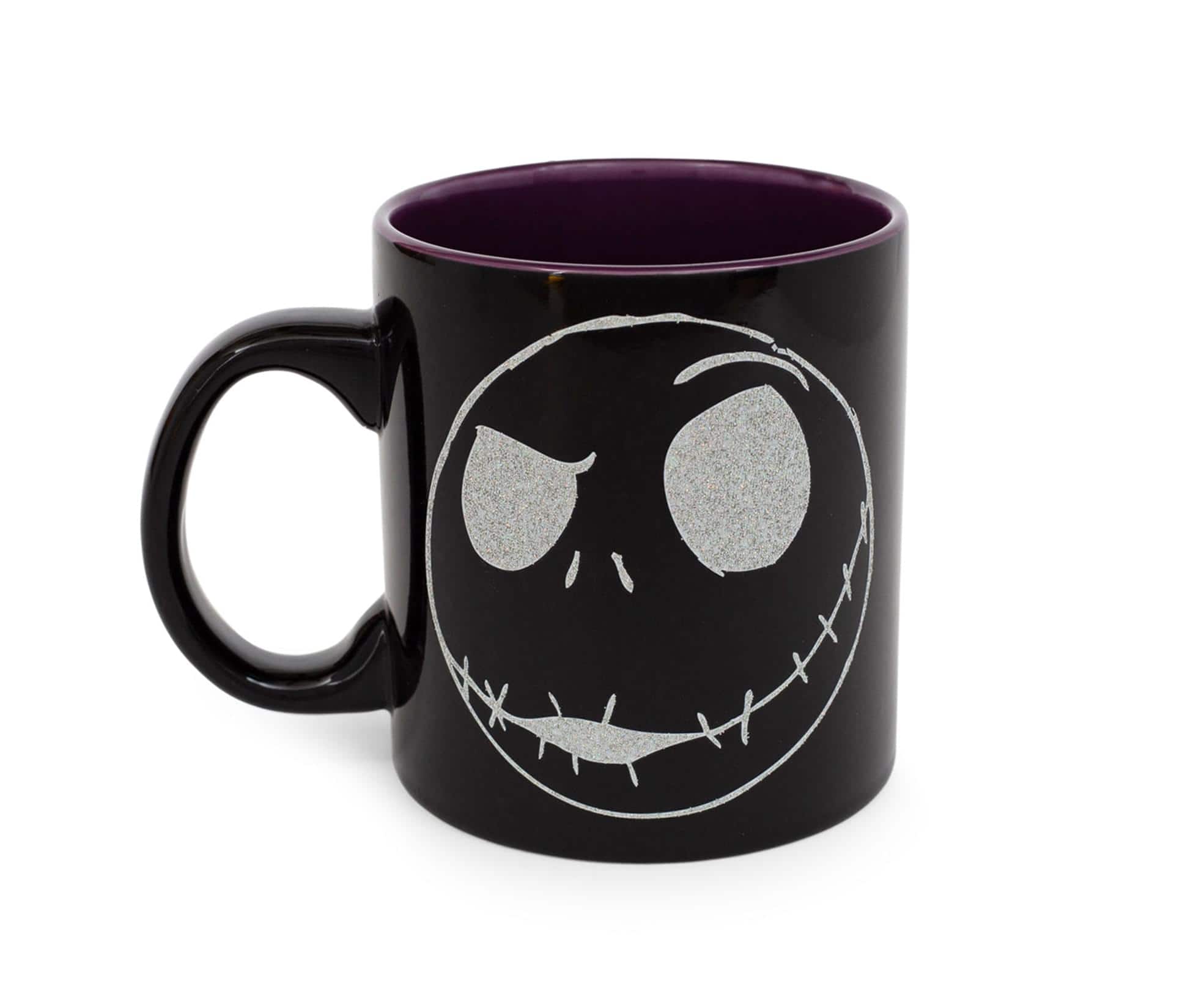 Disney - The Nightmare Before Christmas Jack Skellington Ceramic Mug | Holds 20 Ounces - Black