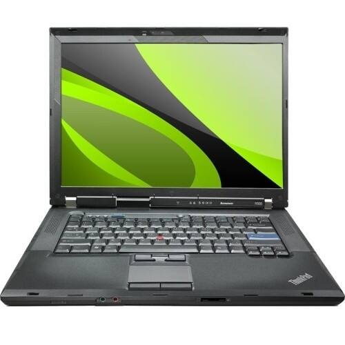 Front Standard. Lenovo - 15" ThinkPad Notebook - 2 GB Memory - 160 GB Hard Drive - Black.
