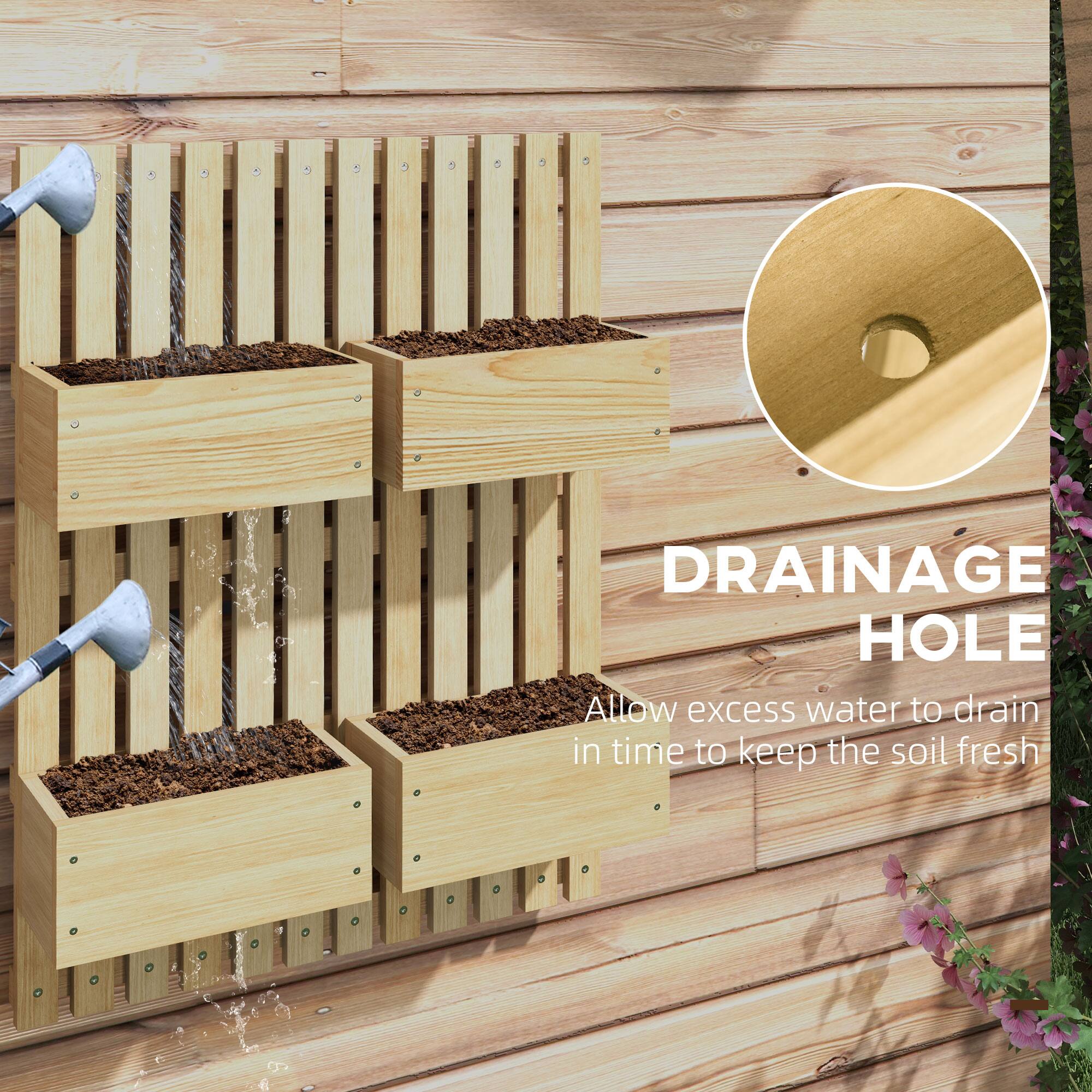 DRAINAGE HOLE
Allow excess water to drain in time to keep the soil fresh