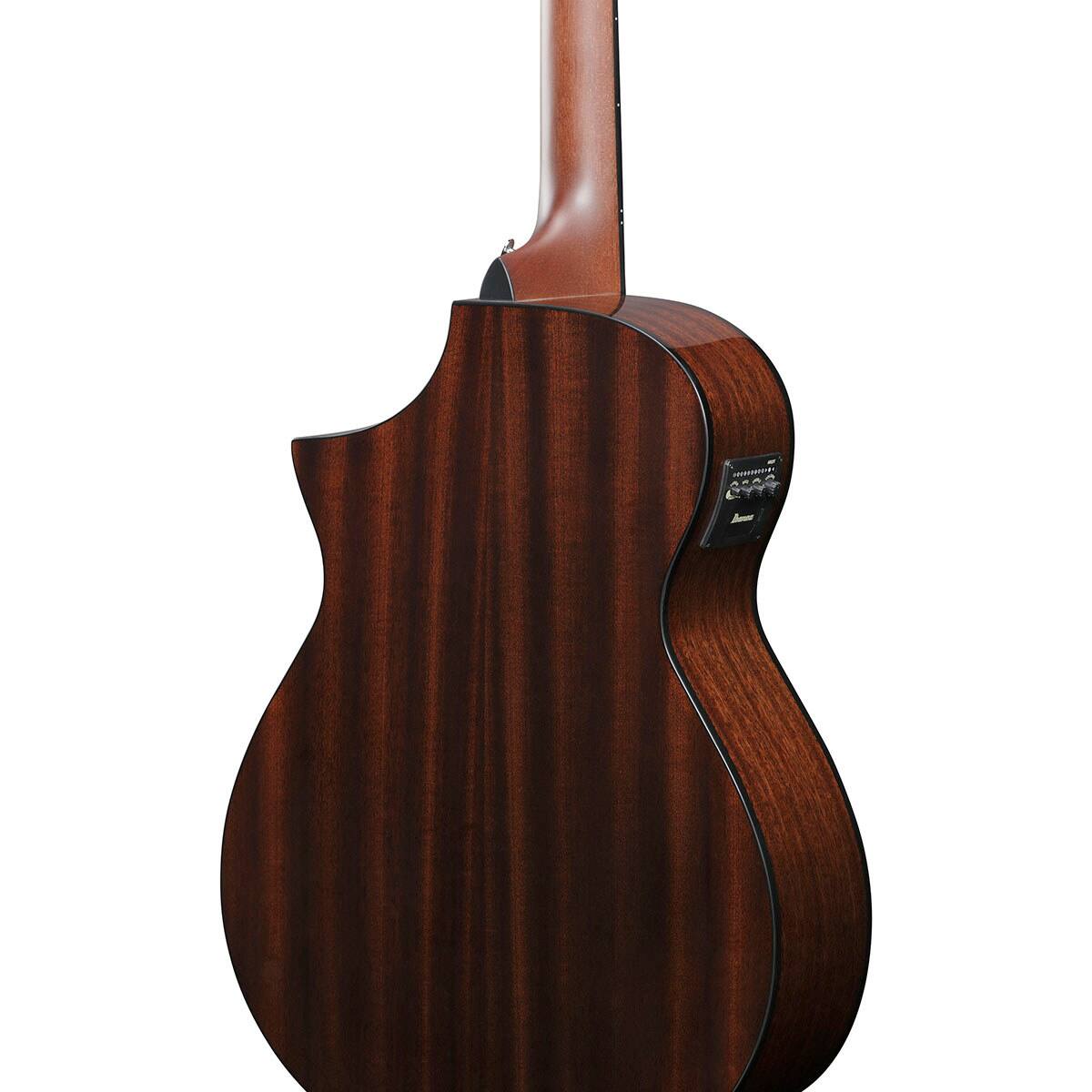 Alt View 6. Ibanez - Ibanez AEWC Series AEWC16QA Acoustic Electric Guitar.