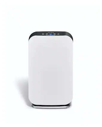 Front. Alen - BreatheSmart FLEX 700 SqFt Air Purifier with Fresh HEPA Filter for Allergens, Dust, Odors & Smoke - White.