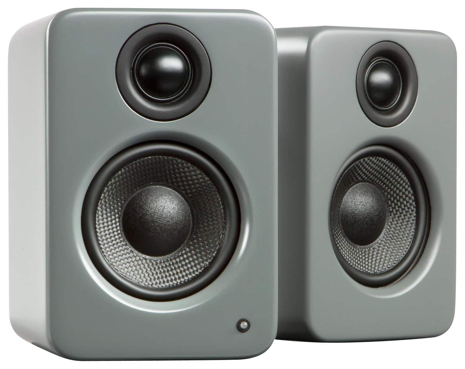 Front. Kanto - YU2 3" 2-Way Powered Desktop Speakers (Pair) - Matte Gray.