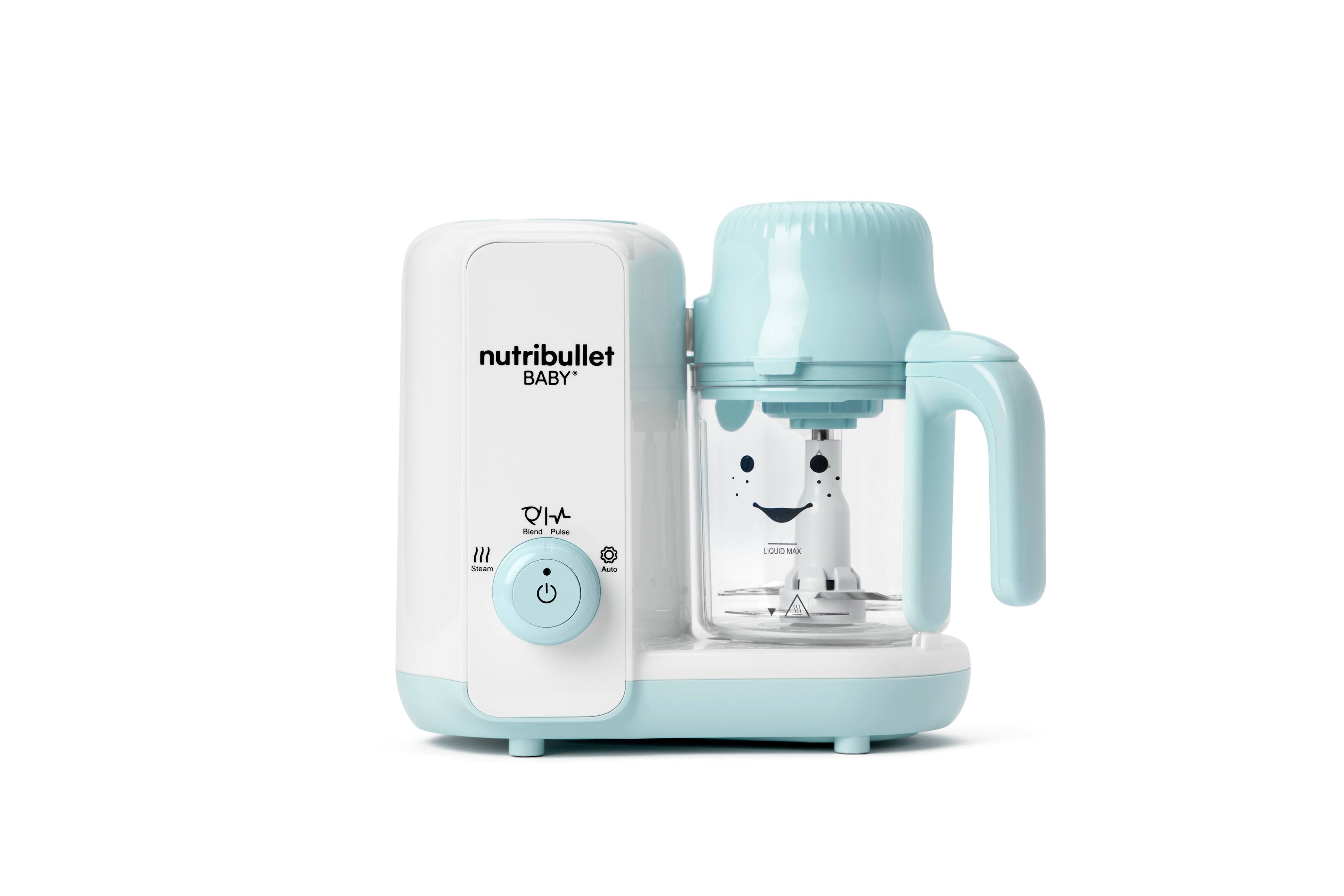 Alt View 12. NutriBullet - Baby Steam and Blend - White/Blue.