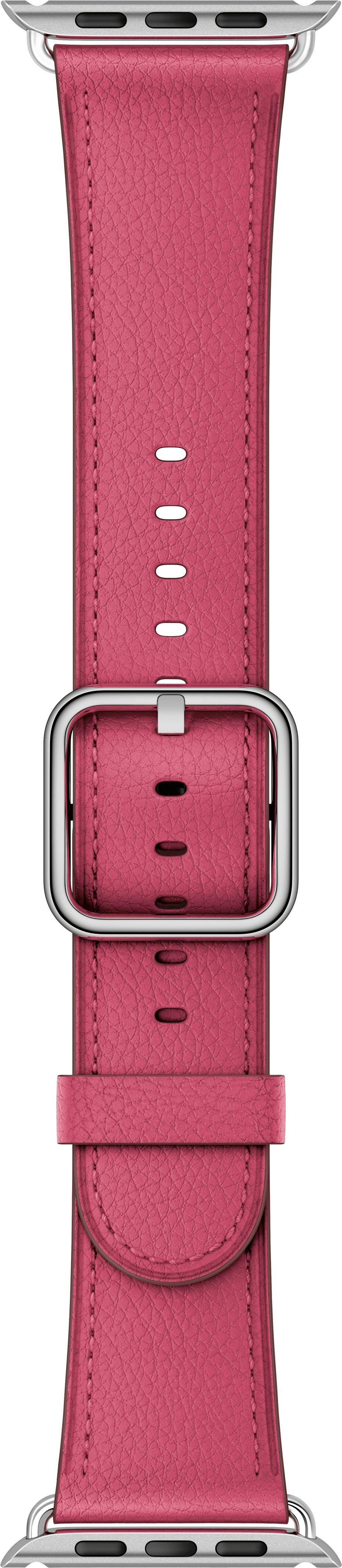 Angle. Apple - Classic Buckle for Apple Watch™ 42mm - Pink Fuchsia.