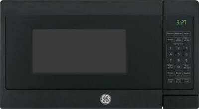 Ge 0 7 Cu Ft Compact Microwave Black On Black Jem3072dhbb Best Buy