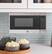 Alt View 12. GE - 0.7 Cu. Ft. Spacemaker Countertop Microwave Oven - Stainless Steel.