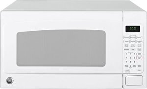 GE - 2.0 Cu. Ft. Family-Size Microwave - White - Front_Zoom