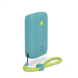 Nimble - Champ 10K USB-C Portable Charger, 20W PD & QC 4.0 Fast Charging Power Bank, Dual USB-C Ports - Light Blue