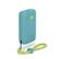 Front. Nimble - Champ 10K USB-C Portable Charger, 20W PD & QC 4.0 Fast Charging Power Bank, Dual USB-C Ports - Light Blue.