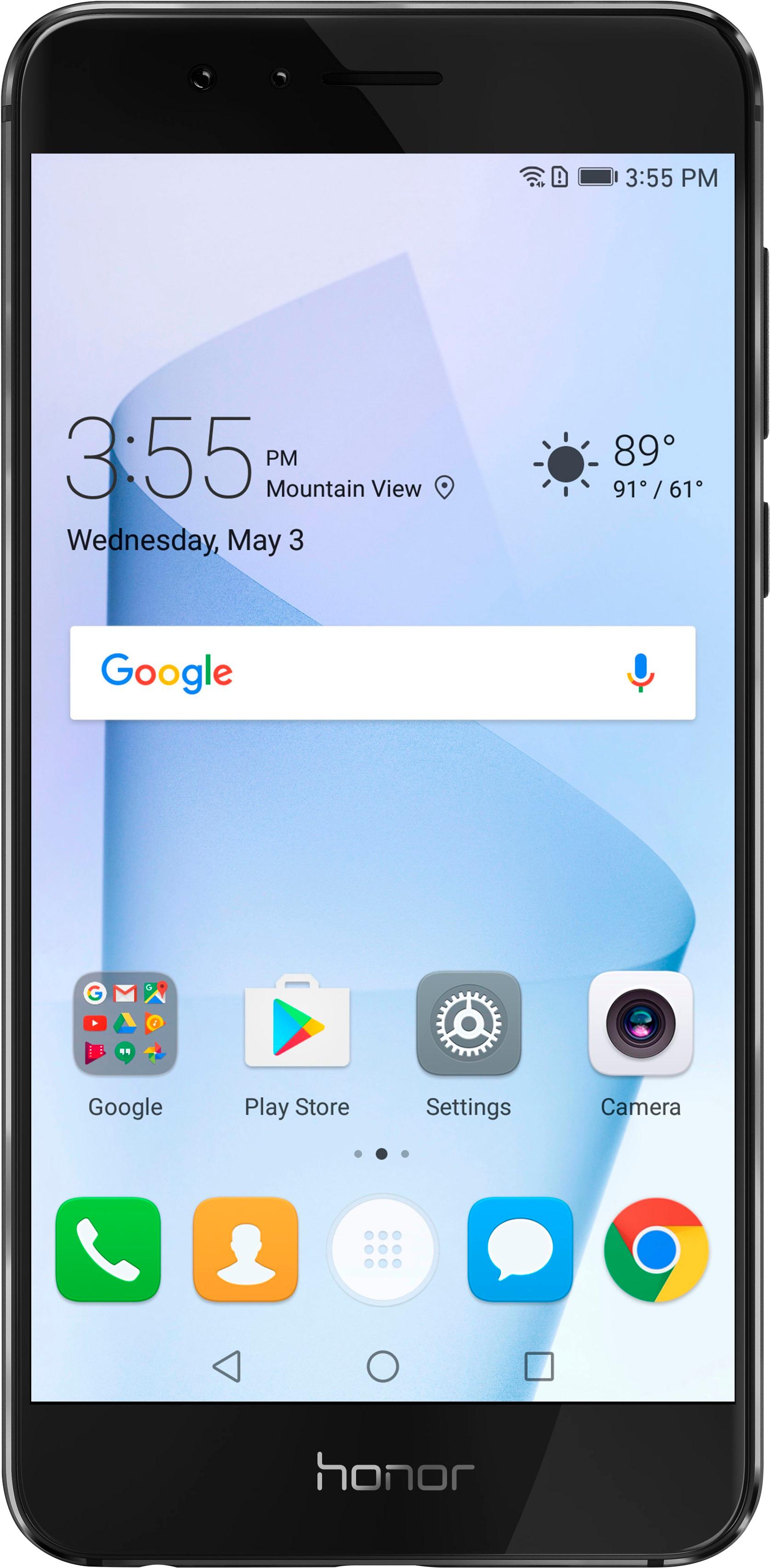 Huawei Honor 8 4G LTE with 32GB Memory Cell Phone (Unlocked) Midnight black  FRD-L04 - Best Buy