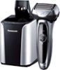 Panasonic - Arc5 Automatic Cleaning/Charging Wet/Dry Electric Shaver - Silver