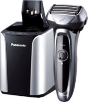Panasonic - Arc5 Automatic Cleaning/Charging Wet/Dry Electric Shaver - Silver - Angle_Zoom