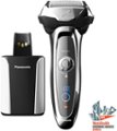 Alt View Zoom 16. Panasonic - Arc5 Automatic Cleaning/Charging Wet/Dry Electric Shaver - Silver.