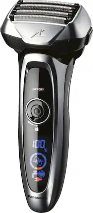 Angle. Panasonic - Arc5 Wet/Dry Electric Shaver - Silver.