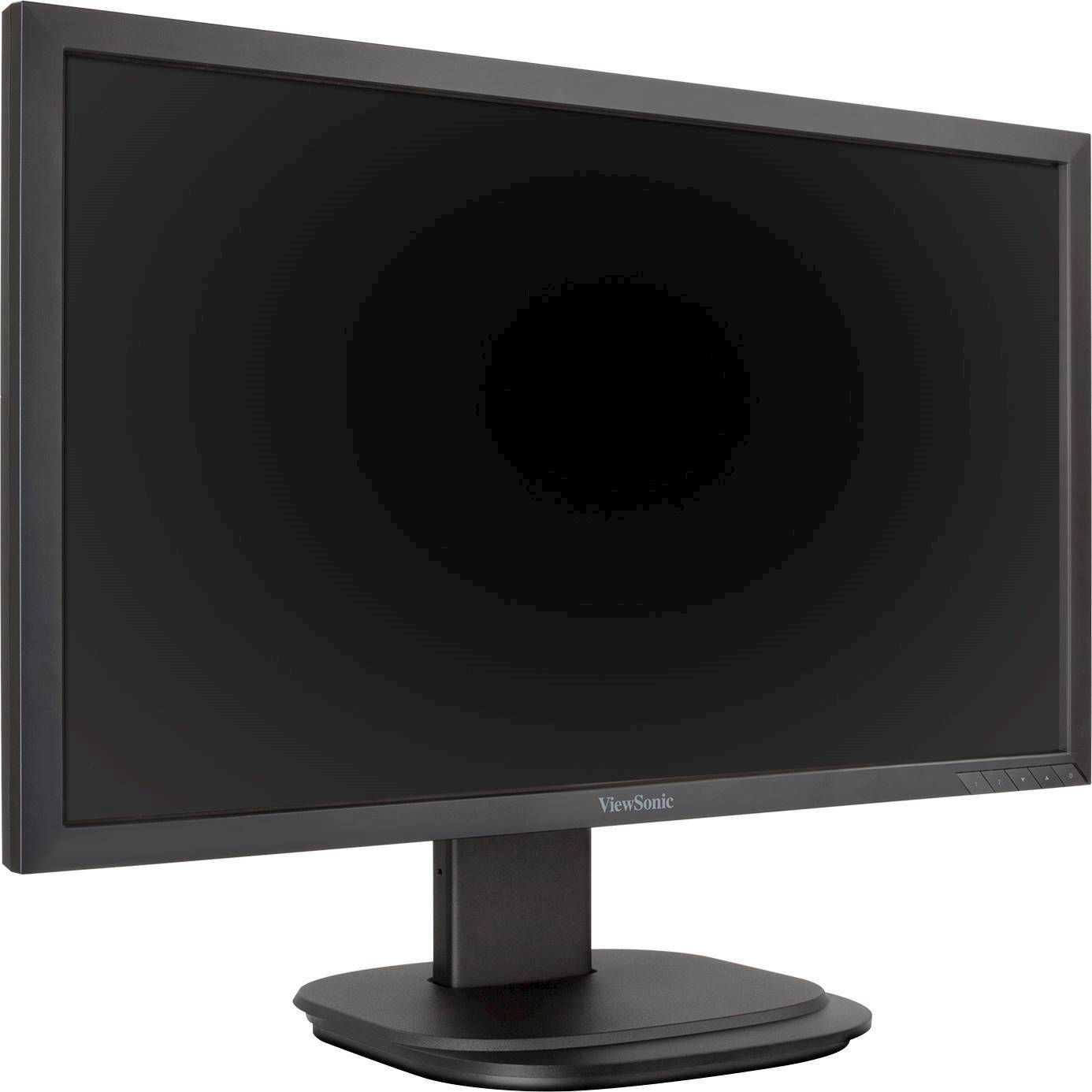 Angle View: ViewSonic - 21.5" LED HD Monitor (DVI, DisplayPort, HDMI, VGA) - Black