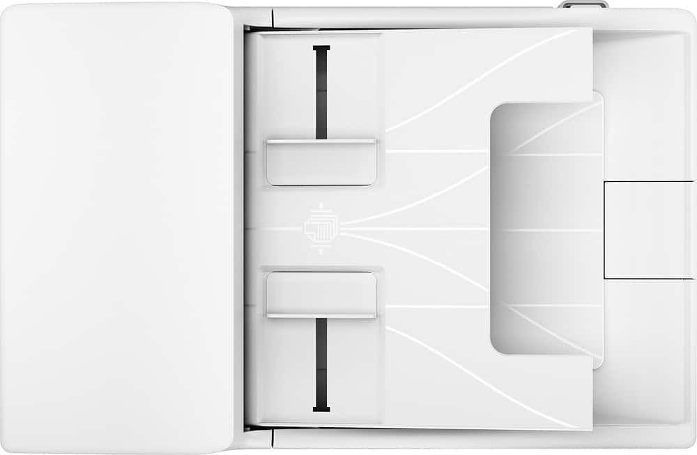 Alt View 11. HP - LaserJet Pro MFP M130fw Wireless Black-and-White All-In-One Laser Printer - White.