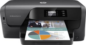 HP - OfficeJet Pro 8210 Wireless Inkjet Instant Ink Ready Printer - Black - Front_Zoom