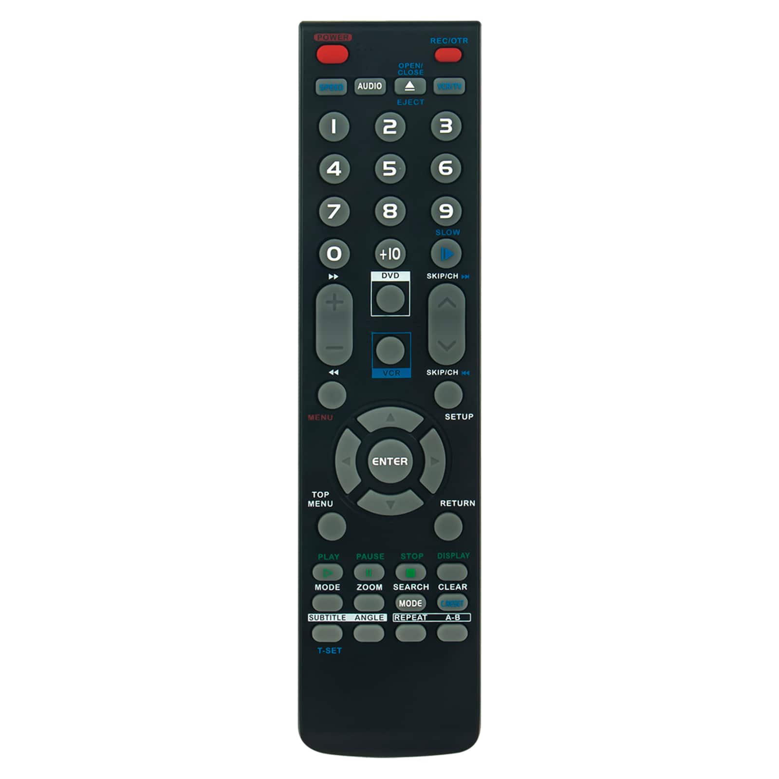 WINFLIKE - New NA230UD Replacement Remote Control fit for Sanyo DVD VCR Combo - Black