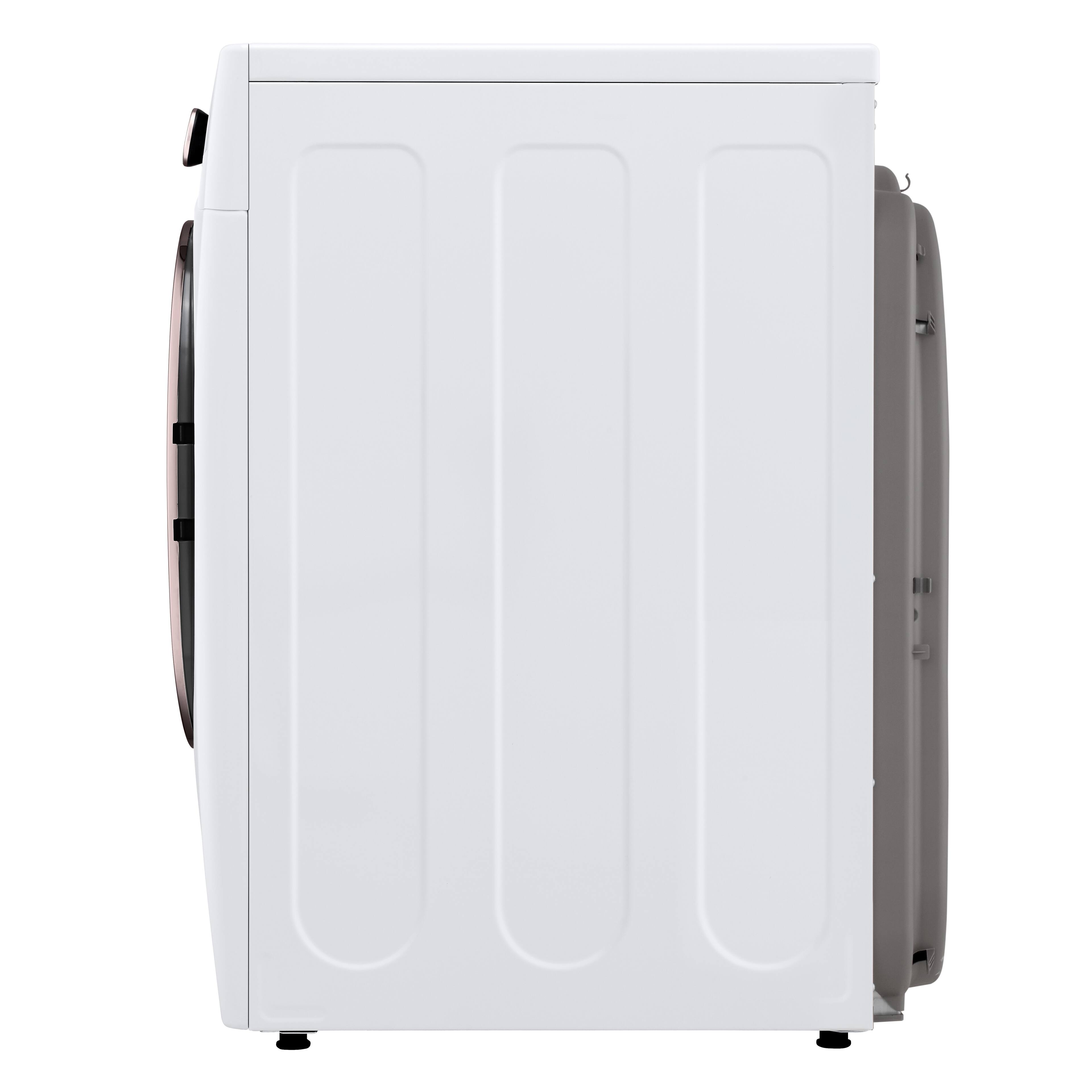Alt View 11. LG - 7.8 Cu. Ft. Stackable Smart Electric Dryer with Dual Inverter HeatPump Technology - White.