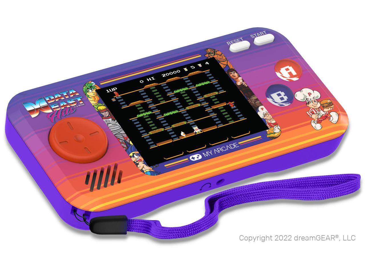 START RESET 1UP DCBAE DATA EAST MOOE Hits 4.554 5 of 20000 o IH MY ARCADE A B P Copyright 2022 dreamGEAR, LLC