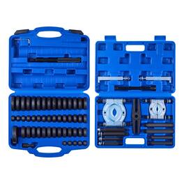 VEVOR - Bearing Press Kit, 52+14 Pcs, 2 in 1 Bushing Driver Tool & Bearing Press Kit, Race and Seal Driver Set - Blue