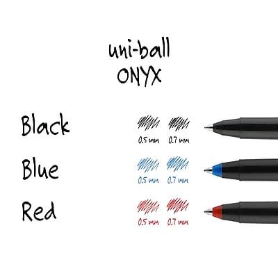 uni-ball ONYX

Black
0.5 mm
0.7 mm

Blue
0.5 mm
0.7 mm

Red
0.5 mm
0.7 mm