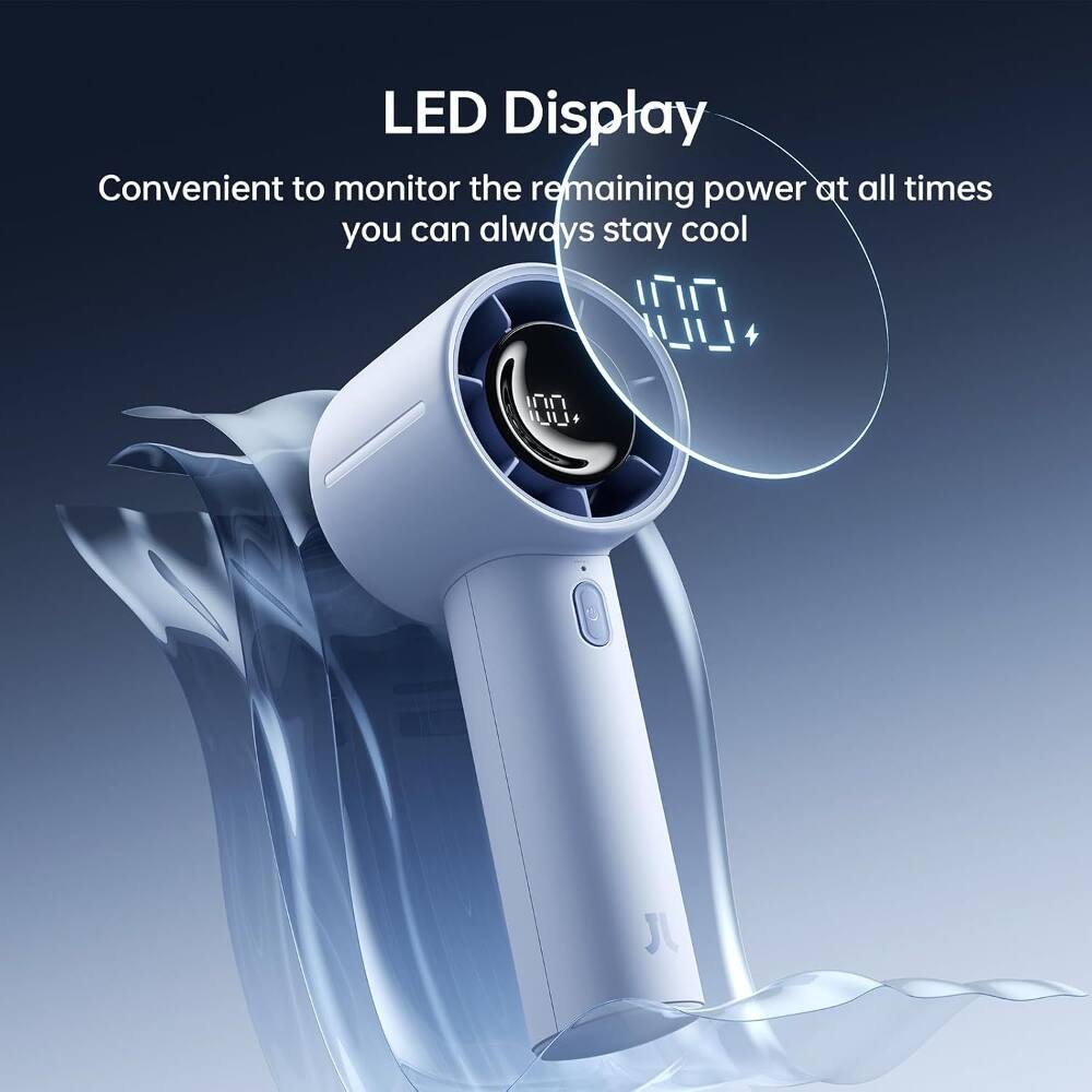 LED Display  
Convenient to monitor the remaining power at all times, you can always stay cool