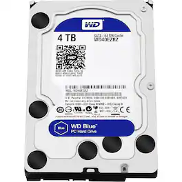 WD - Refurbished Excellent - Blue 4TB Internal SATA Hard Drive for Desktops