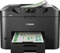 Front. Canon - MAXIFY MB2720 Wireless All-In-One Printer - Black.