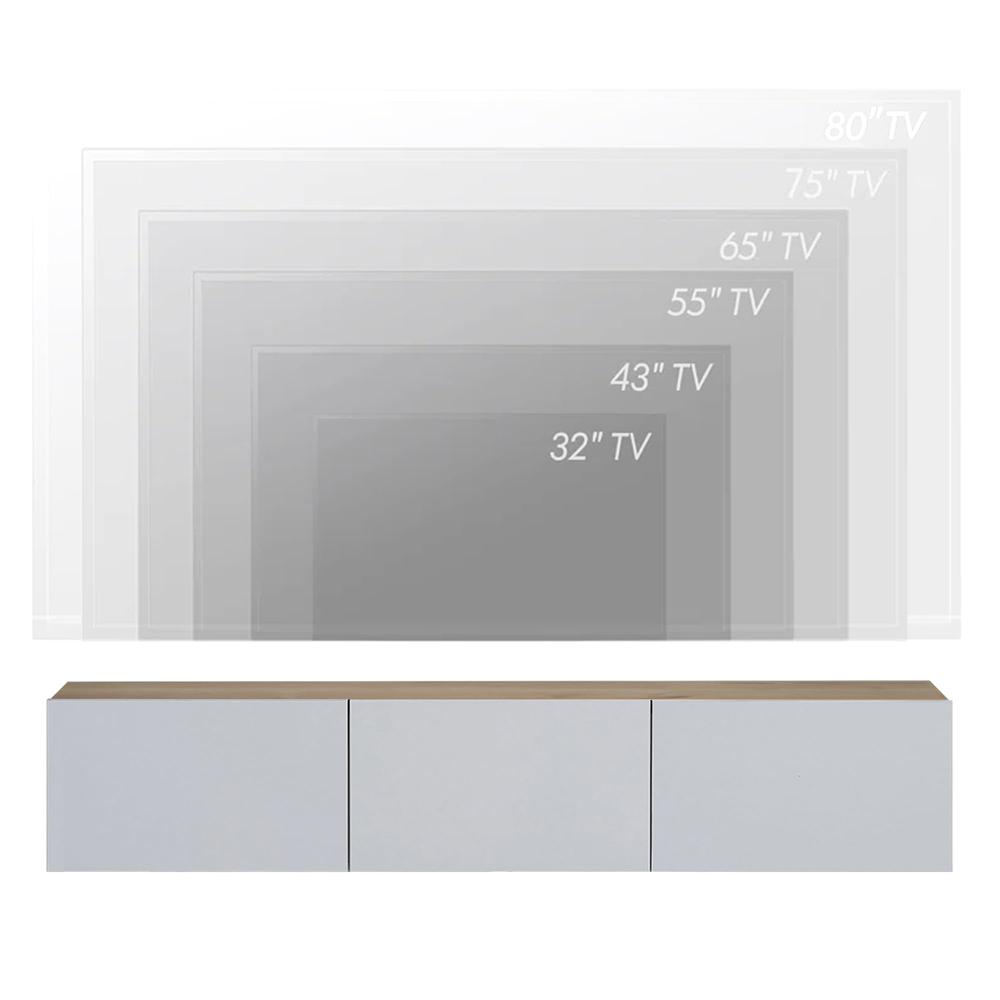 80" TV  
75" TV  
65" TV  
55" TV  
43" TV  
32" TV