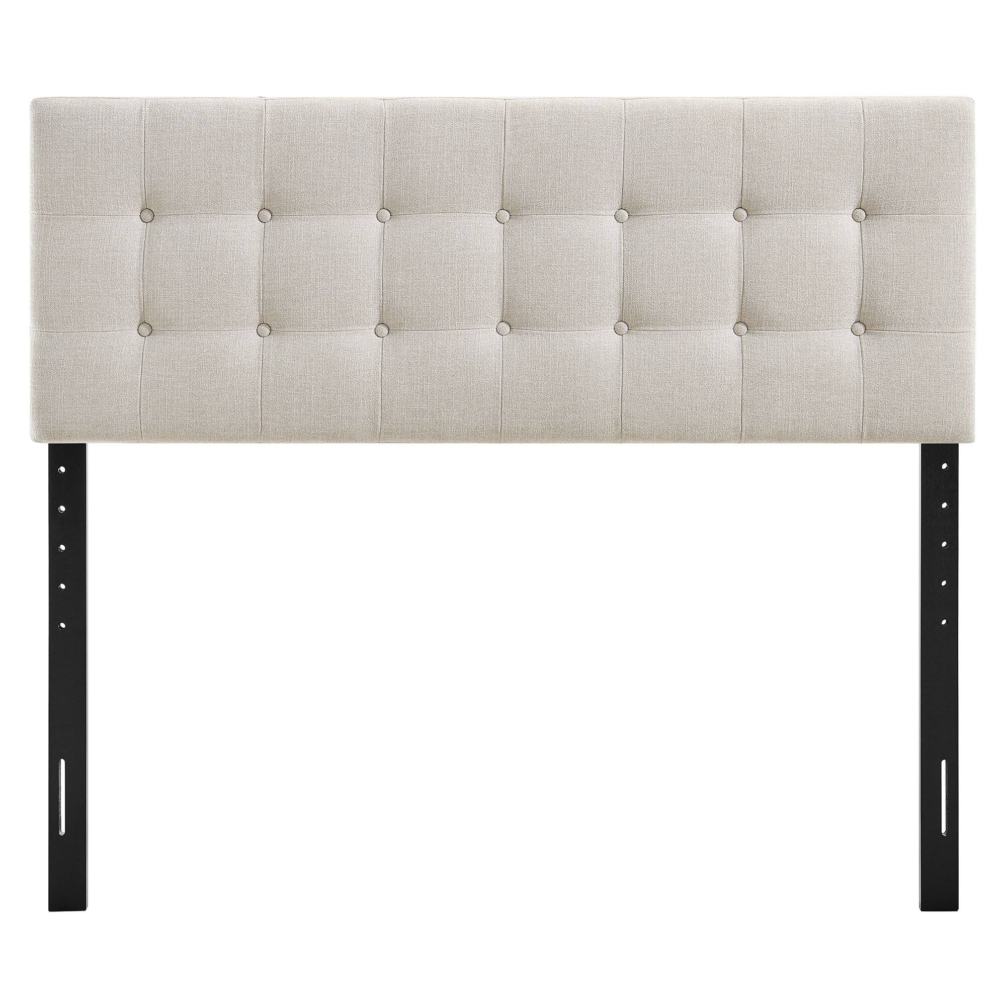 Alt View 2. Modway - Emily Upholstered Fabric Headboard by Modway - Linen.