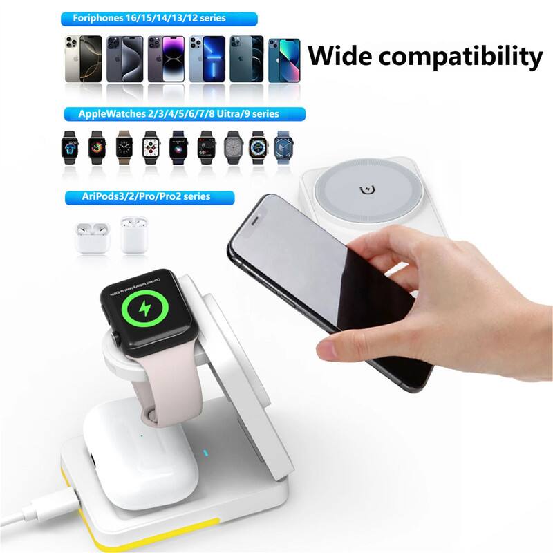 Foriphones 16/15/14/13/12 series  
AppleWatches 2/3/4/5/6/7/8 Ultra/9 series  
AirPods3/2/Pro/Pro2 series  

Wide compatibility