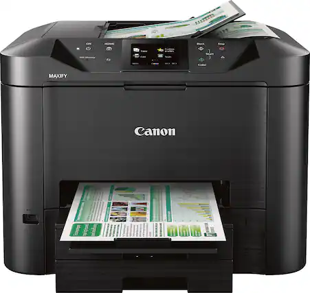 Front. Canon - MAXIFY MB5420 Wireless All-In-One Inkjet Printer - Black.