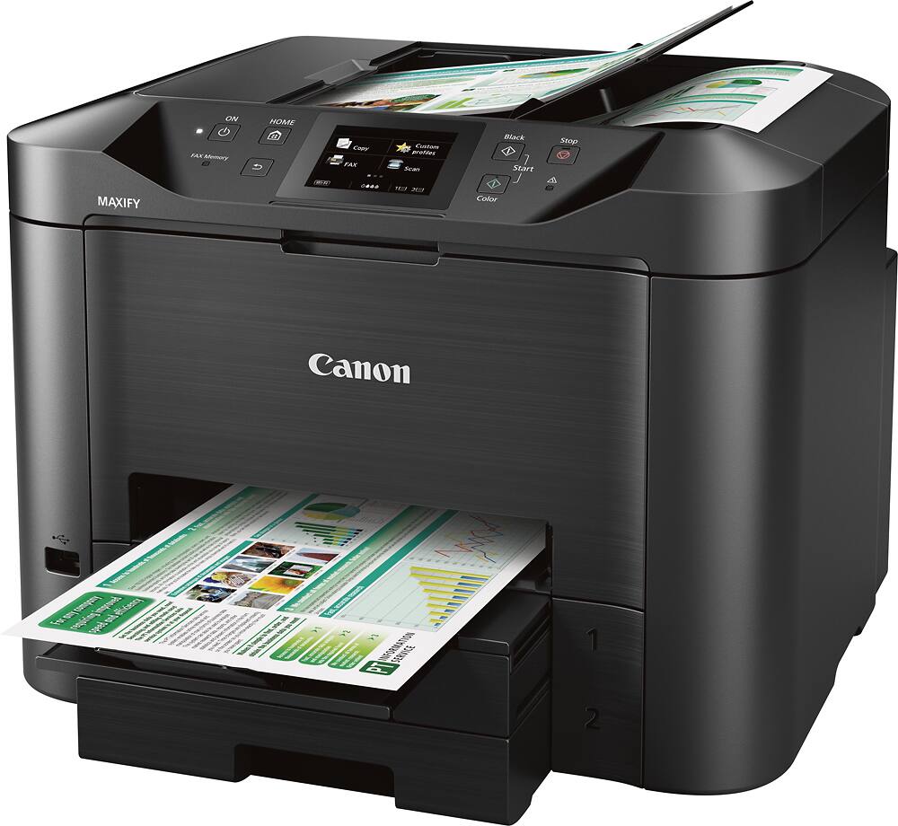 Alt View 11. Canon - MAXIFY MB5420 Wireless All-In-One Inkjet Printer - Black.