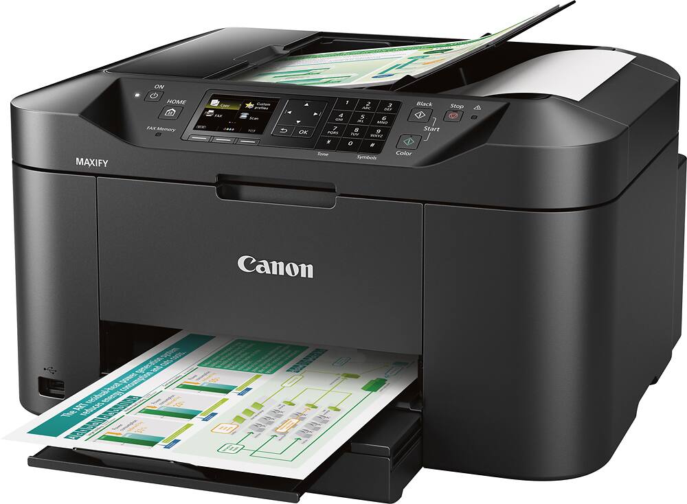 Alt View 11. Canon - MAXIFY MB2120 Wireless All-In-One Inkjet Printer - Black.