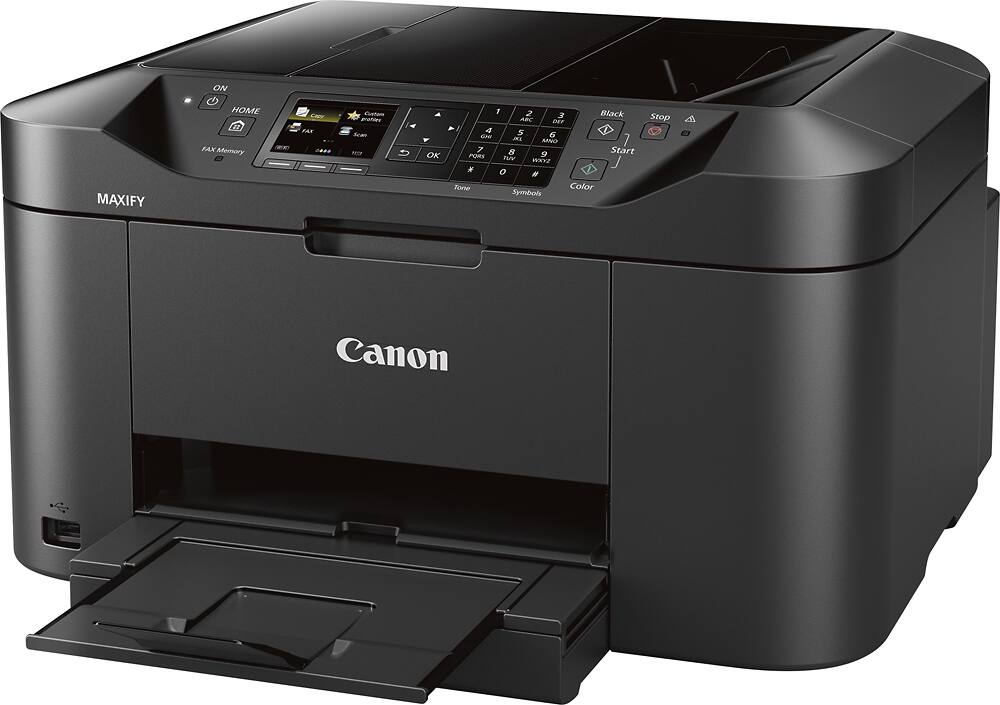 Left. Canon - MAXIFY MB2120 Wireless All-In-One Inkjet Printer - Black.