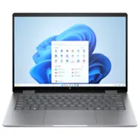 HP - Envy 2-in-1 14" 2K Touch-Screen Laptop - Intel Core Ultra 5 - 16GB Memory - 512GB SSD - Meteor Silver - Front_Zoom