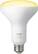 Front. Philips - Hue White Ambiance Dimmable BR30 Wi-Fi Smart LED Bulb - Adjustable White.