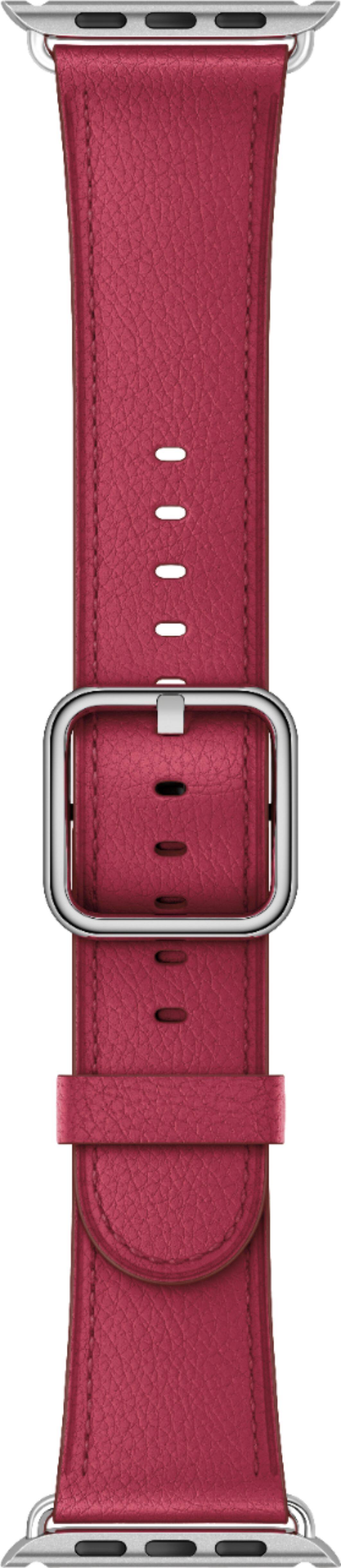Angle. Apple - Classic Buckle for Apple Watch 38mm - Berry.
