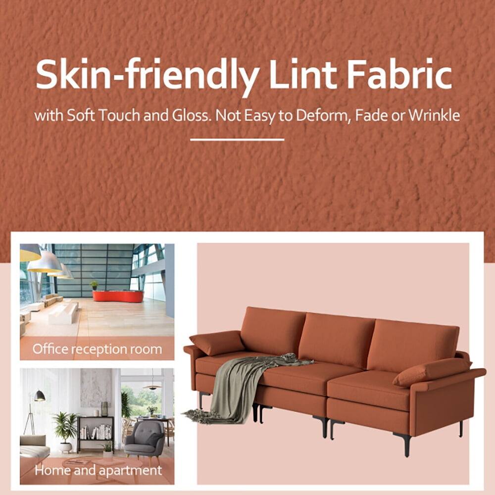 Skin-friendly Lint Fabric with Soft Touch and Gloss. Not Easy to Deform, Fade or Wrinkle

Office reception room  
Home and apartment