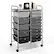 Alt View 1. Costway - 15 Drawer Rolling Storage Cart Scrapbook Paper Office School Organizer - Gradient Gray.