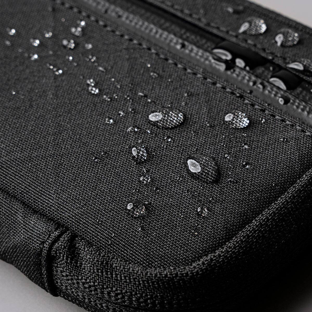 Alt View 5. ALPAKA - EDC Organizer Pouch with 6 Slip Pockets, 5 Elastic Loops, YKK AquaGuard Zipper, X-Pac/Axogrid, HUB Compatible - Olive Green X-Pac X42.