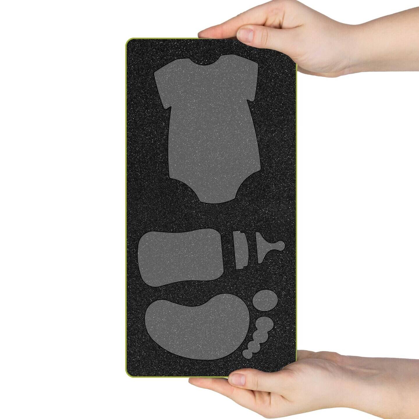 Alt View 1. AccuQuilt - Sloth Die With Mat - Multicolor.