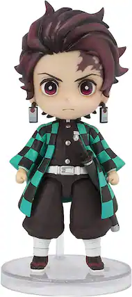 Front. Bandai - Tamashii Nations - Demon Slayer - Figuarts Mini - Kamado Tanjiro - COLLECTIBLES - Multicolor.