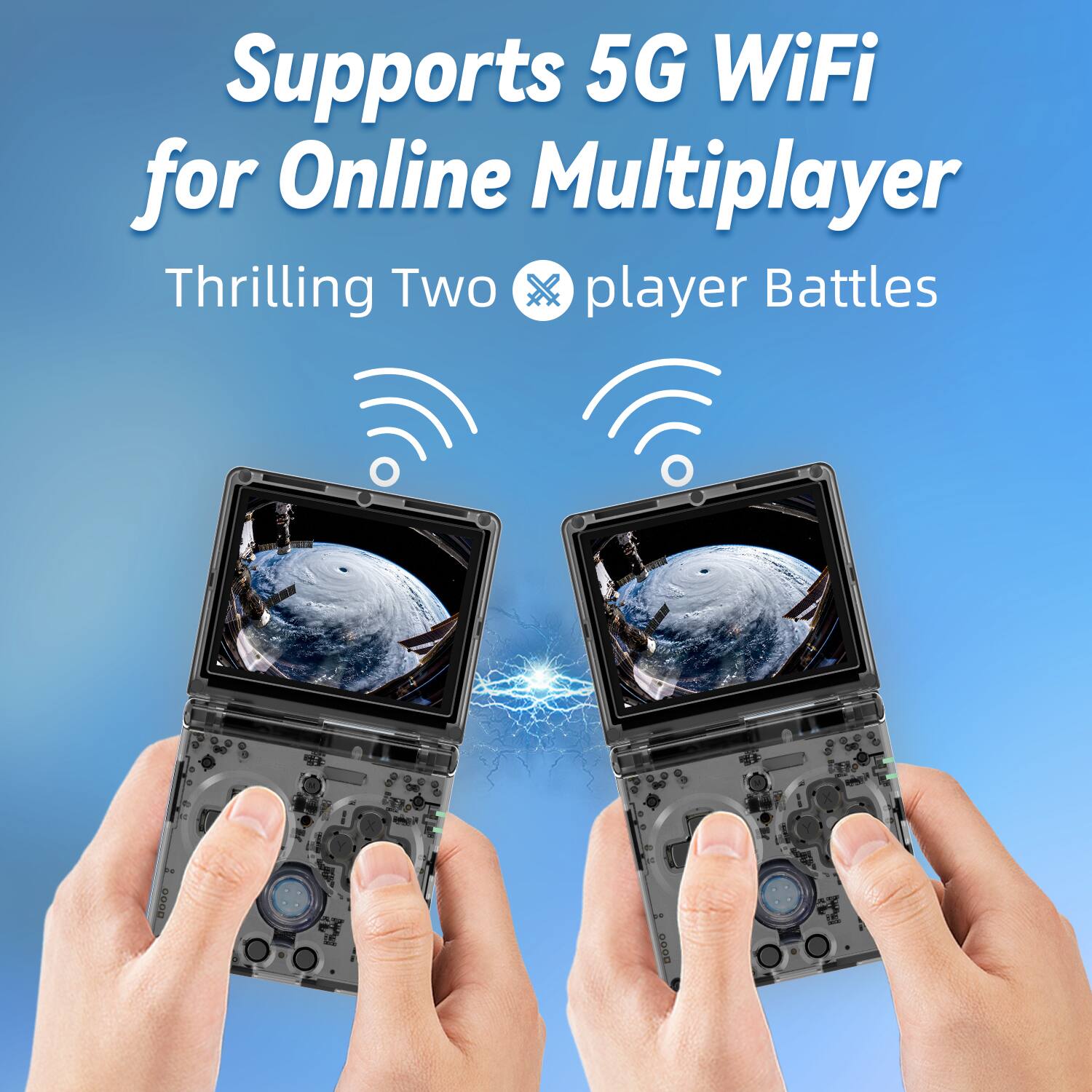 Supports 5G WiFi for Online Multiplayer Thrilling Two player Battles